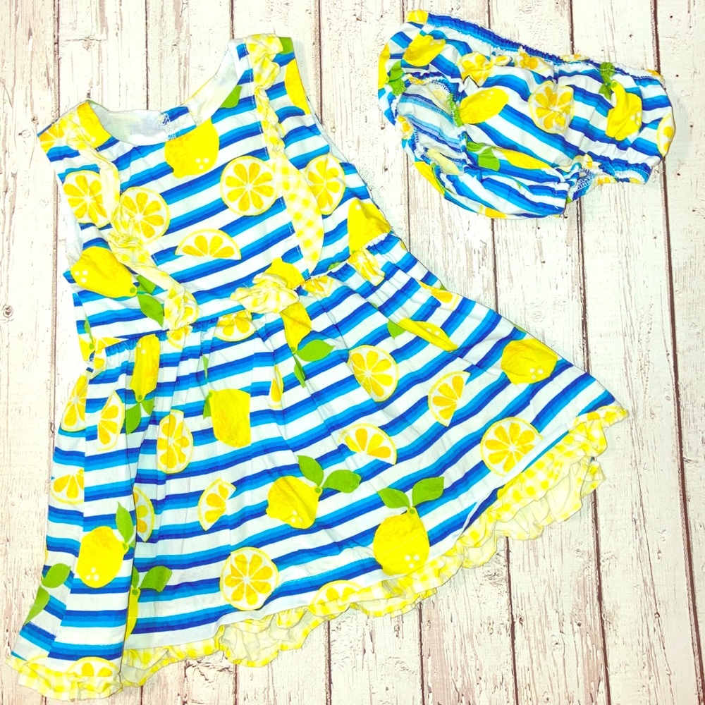 Baby girl lemon dress